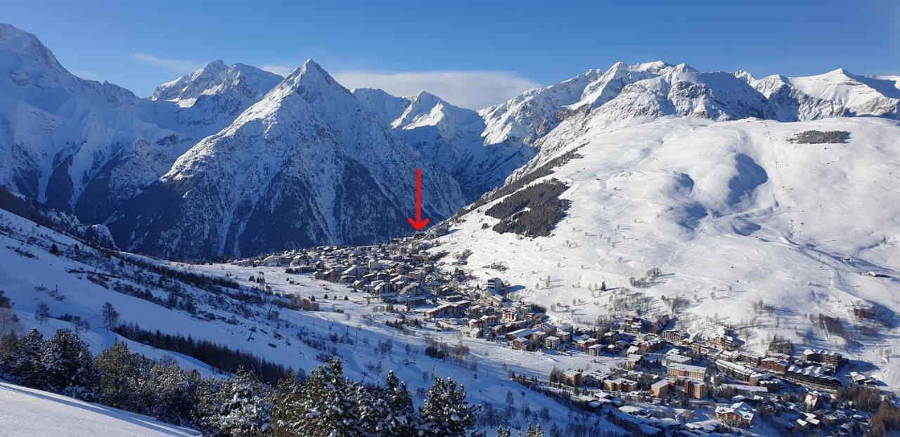 Studio Alpheratz Forest - 1 A 3 Pers - Wifi, Balcon, Vue Piste Et Glacier Muzelle, Calme, Proche Commerces Et Pistes- Tsc Super Venosc A 80M 레두잘프 외부 사진